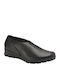 Anatomisch Damen Slip-Ons Leder Schwarz