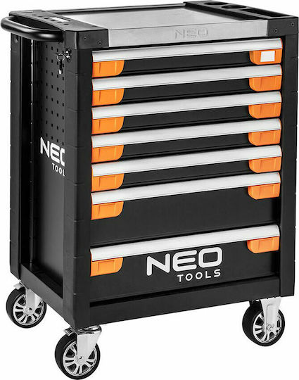 Neo Tools На колела Метал Скрин с 7 чекмеджета Ш81xД46.5xВ98см. Premium