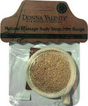 Donna Valente Two-Sided Face Sponge Loofah Brown 1pcs