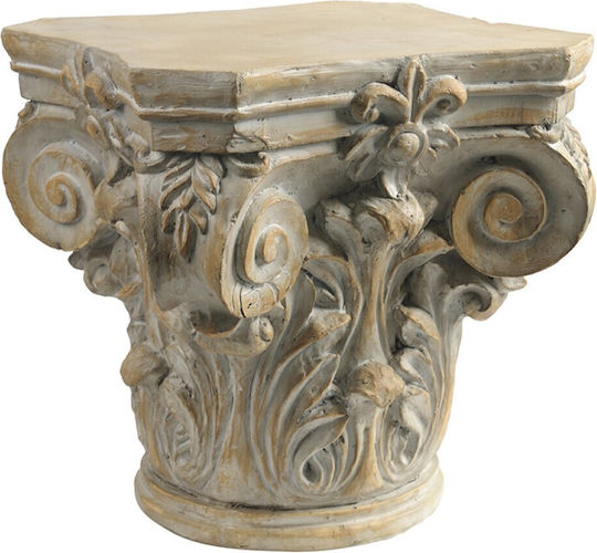 Artekko Ανθοστήλη Roman Ανθοστήλη Μπεζ 45.7x45.7x47εκ.