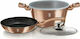 Berlinger Haus Metallic Line Aluminum Cookware Set with Copper Interior Coating 2 Pieces