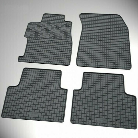 Cik Set of Front and Rear Mats 3pcs for Ford Transit Custom 2015+ Black