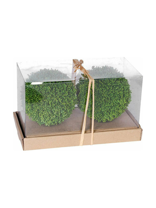 Artekko Artificial Bush Πύξος S/2 Green 15.24cm 2pcs