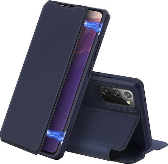 Dux Ducis Skin X Bookcase Δερματίνης Μπλε (Galaxy Note 20)