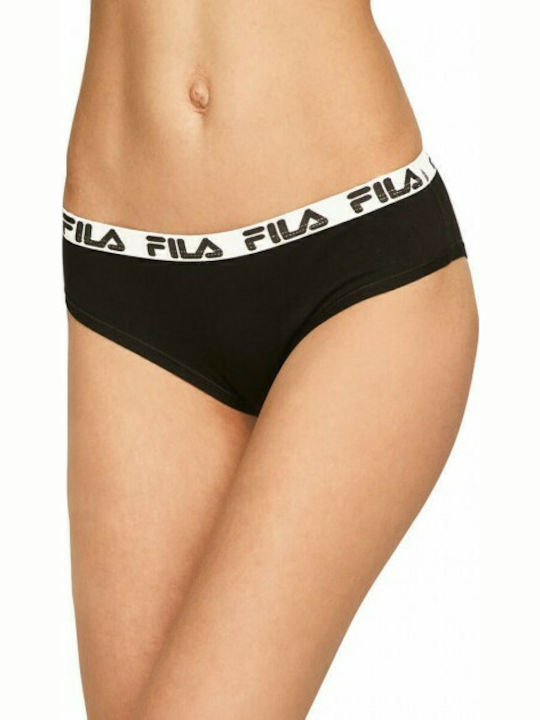 Fila Bumbac Femeie Alunecare Negru