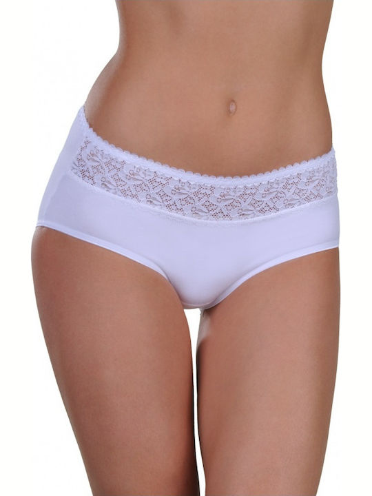 Lord Women's Slip with Lace White