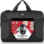 Port Designs Premium Pack Shoulder / Handheld Bag for 17.3" Laptop Black