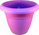 Micplast No 81 Flower Pot 27x22cm in Purple Color