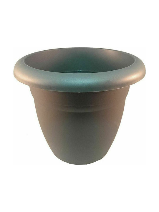 Micplast No 82 Flower Pot 30x25cm in Gray Color