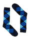 Lord Men's Patterned Socks Blue