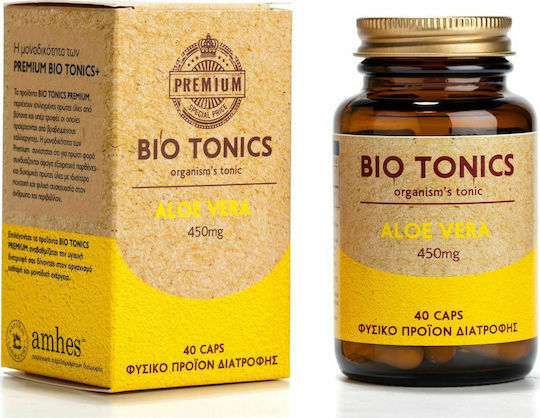 Bio Tonics Aloe Vera 450mg 40 κάψουλες