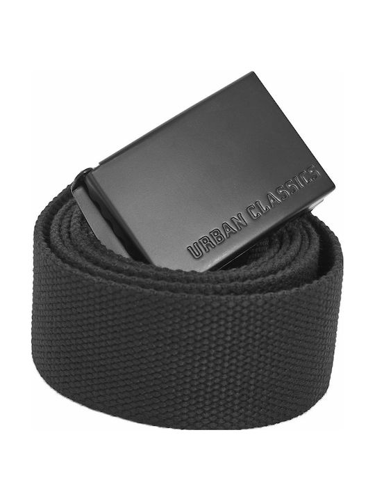 Urban Classics Men's Fabric Webbing Belt Belt Black