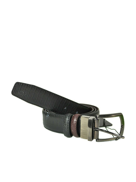Lavor Men's Belt Leather Black / Brown