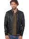 Vainas Echo Men's Winter Leather Jacket Black