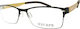 Escape Eyewear Metallischer Brillengestell Schw...