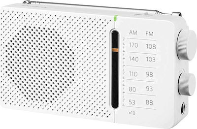 Sangean SR-36 Mini Radio Battery White