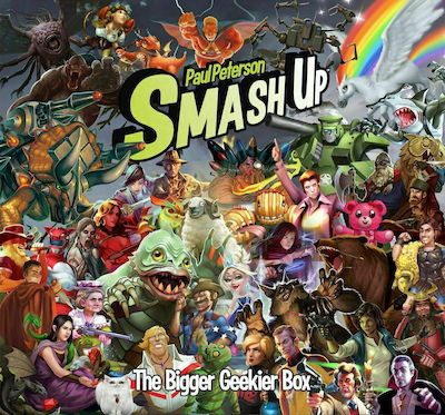 Alderac Επέκταση Παιχνιδιού Smash Up: The Bigger Geekier Box για 2-4 Παίκτες 14+ Ετών