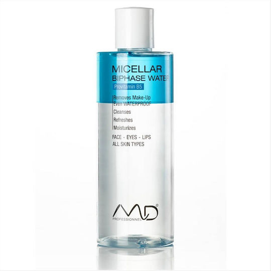 MD Professionnel Micellar Biphase Water Facial Makeup Remover with Moisturizing & Oil Control Action 400ml