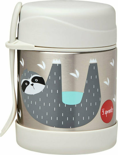 3 Sprouts Βρεφικό Θερμός Φαγητού Sloth Ανοξείδωτο 350ml