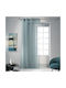 Pierre Cardin Κουρτίνα με Τρουκς Rasmir Turquoise 140x270εκ.