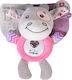 Kaichi Animal made of Fabric with Music and Light for 0++ Months Pink Cow