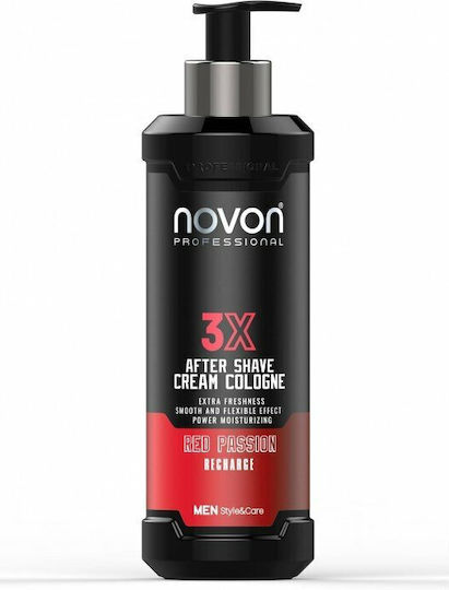 Novon Professional After Shave Cream Cologne 3X Red Passion 400ml
