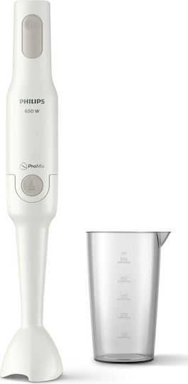 Philips Hand Blender with Plastic Rod 650W White