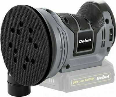 Rebel Solo Battery Powered Eccentric Sander 125mm Battery 20V with Speed Control and with Suction System