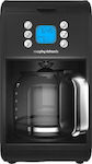 Morphy Richards 162008 Programmable Filter Coffee Machine 900W Black