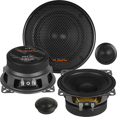 Musway Set Boxe Auto MS4.2C Difuzoare auto 4" cu 70W RMS (2 căi)