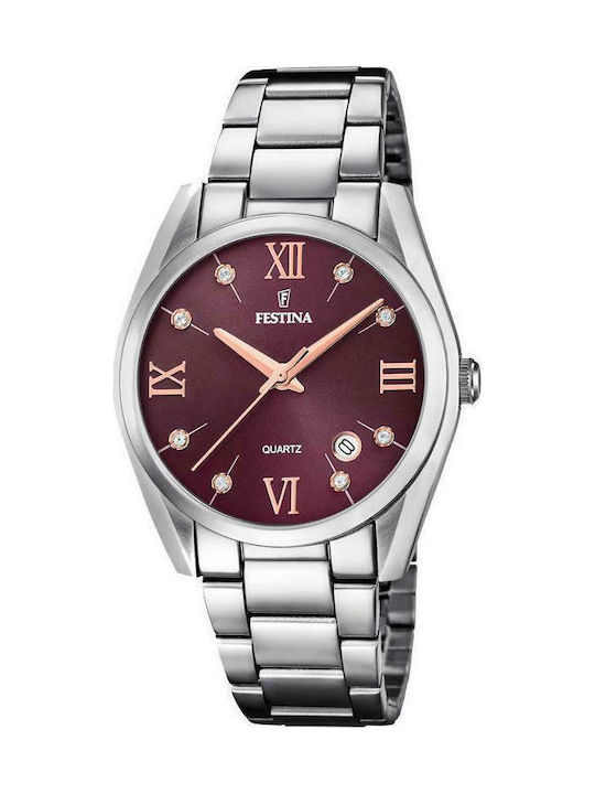 Festina Women's Watch with Silver Metal Bracelet