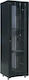 A-LAN Επιδαπέδια Καμπίνα Rack 42U 80x100x205cm Μαύρο SS-42U-800-1000-02-C