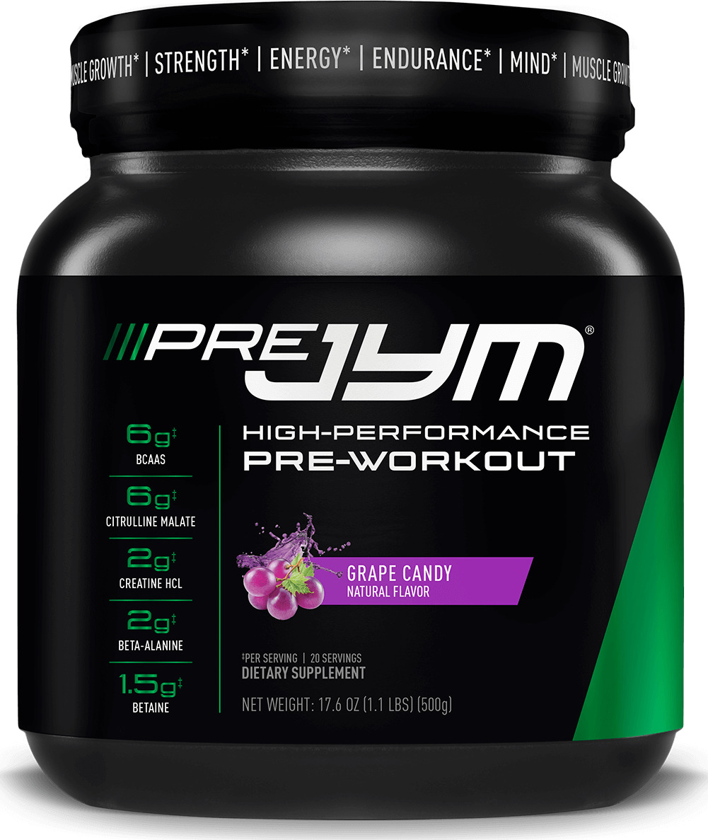 JYM Pre Jym High Performance Preworkout 520gr Grape Candy Skroutz.gr