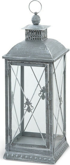 Parisis Фенерче Металик Подови Ασημί 21.5x21.5x57cm 1бр