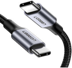 Ugreen US316 Braided USB 2.0 Cable USB-C Male - USB-C 100W PD Black 2m
