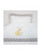 Mother Baby Harlequin Baby Sheets Set Crib Cotton Fitted Gray 70x140cm 3pcs