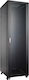 Safewell С крака Рак кабинет 37U Несглобени 60x60x183см Черен SNB6637