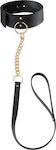 Bijoux Indiscrets Maze Collar With Leash Zgardă în Culoarea Negru