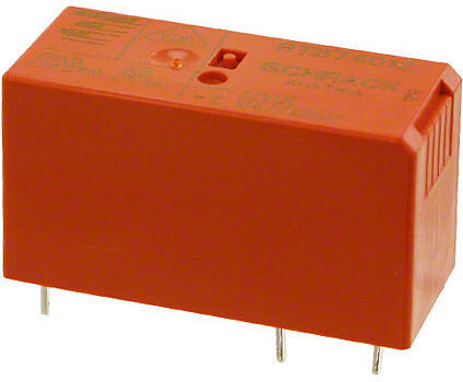 Schrack Ρελέ 1P 24V AC 12A RT114524 TYC 24V 12A 01.077.0081