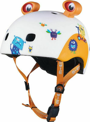 Micro 3D Monsters Kids' Helmet for City Bike Multicolour Medium (52-56cm)