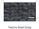 Snurk Twirre Steel Grey Schutzmaske Stoff Gray SΝ-ΜΑSΚΤWSΤΕΕL 1Stück
