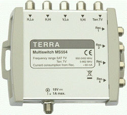 Terra Electronics MS554 Multiswitch Satellite