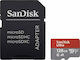 Sandisk Ultra microSDXC 128GB Class 10 U1 A1 UHS-I με αντάπτορα
