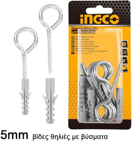 Ingco Augenschraube mit Länge 40mm 6Stück