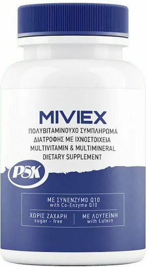 PSK Miviex Мултивитамин за Енергия, Подсилване на имунната система & косата 1700мг 30 капси