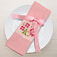 Lino Home Arma Tea Towel in Pink Color 40x60cm 1pcs