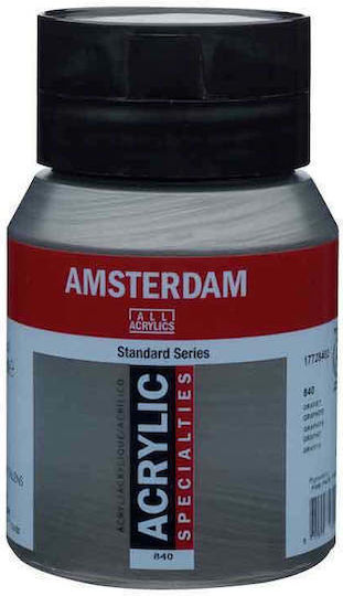 Royal Talens Amsterdam All Acrylics Standard Ακρυλικό Χρώμα Ζωγραφικής Graphite 840 500ml