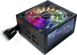 Inter-Tech Argus RGB-650W CM II 650W Black Computer Power Supply Semi Modular 80 Plus Gold