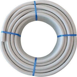 Eurolamp 151-21807 Electrical Conduit with Diameter 25mm made of Plastic 1m Grey 151-21807