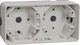 Schneider Electric Switch Box Wall Mounted 2 Position Horizontal in White Color MUR39914